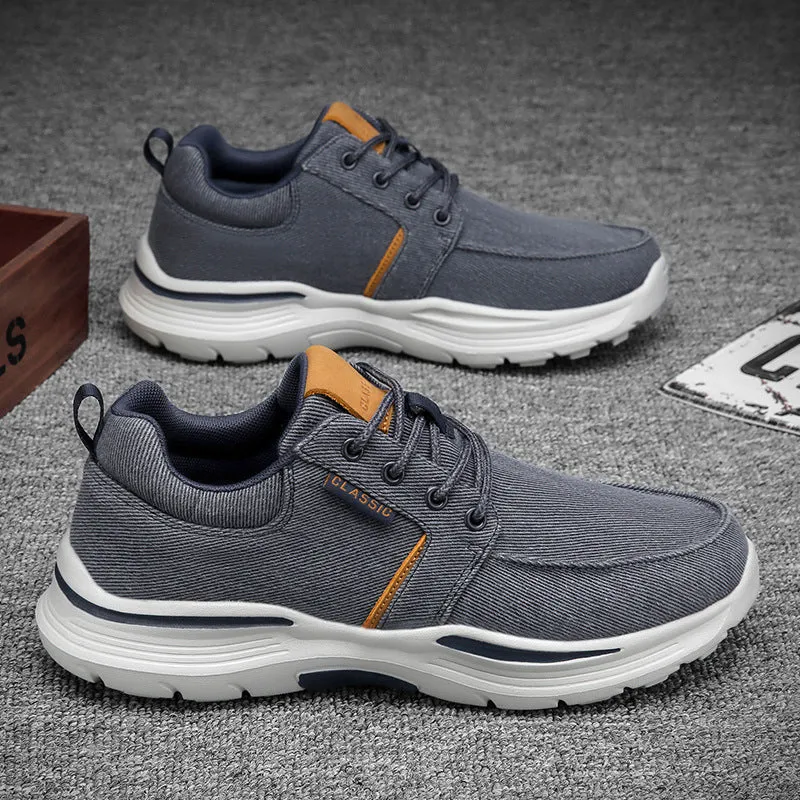 Men's Canvas Orthopedic Comfortable Walking Shoes