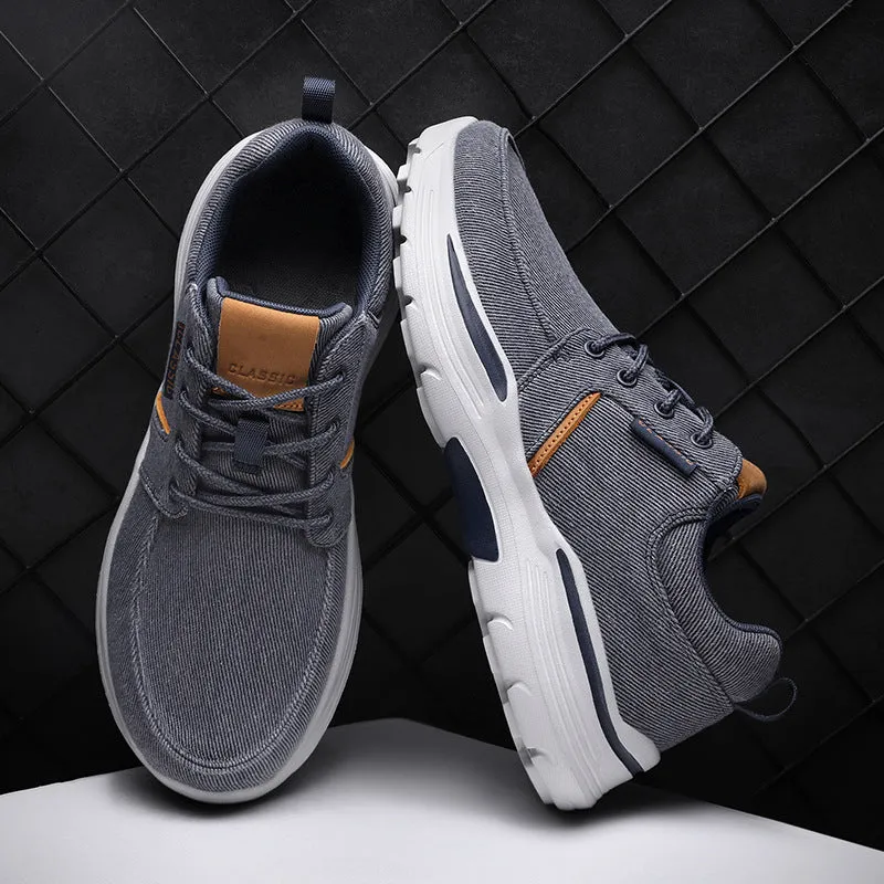 Men's Canvas Orthopedic Comfortable Walking Shoes