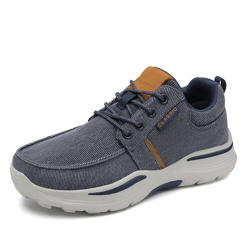 Men's Canvas Orthopedic Comfortable Walking Shoes
