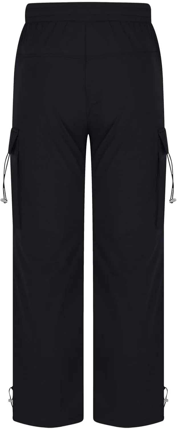 Mens Cargo Pants Relaxed Fit Elastic Waist Straight Leg Pants Rugged Flex Relaxed Fit Canvas Cargo Work Pant 2025
