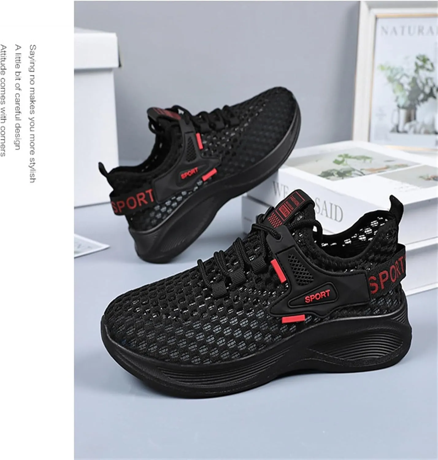 Men's Casual Dress Sneakers Oxfords Business Mesh Running Shoes for Women Casual Men Casual Dress Shoes Brown Sneakers Waterproof Tennis Shoe Trainers Shoe