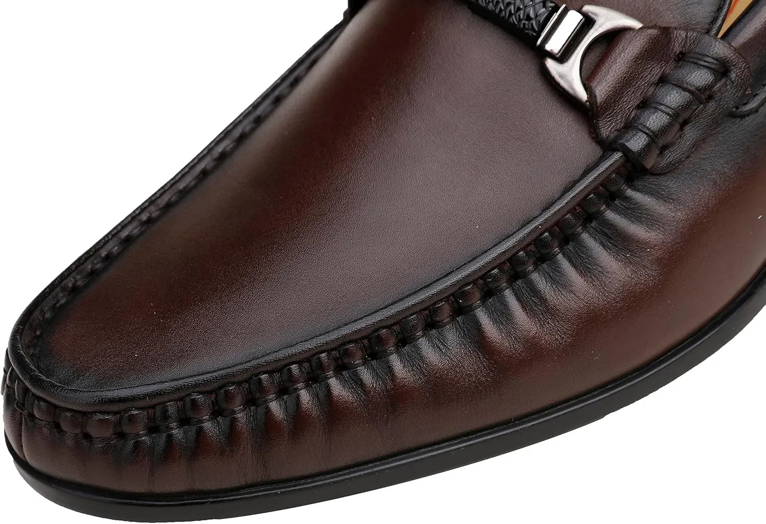 Men's Genuine Leather Loafers Crocodile Printed Slip On Soft Driving Dress Shoes