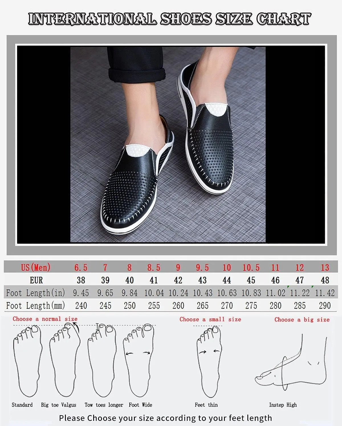 Men's Genuine Leather Loafers Shoes Fashion Slip-on Casual Soft Summer Driving Shoes