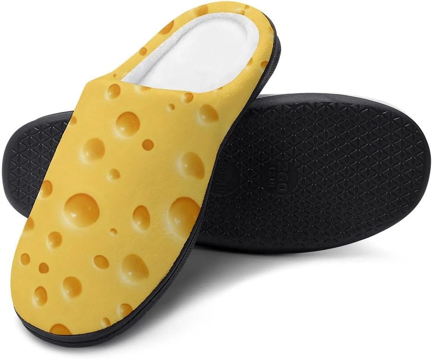 Mens House Slippers Women's Halloween Checkered Cotton Slippers Soft Clog Slippers Non-Slip Sole Indoor Outdoor Shoes