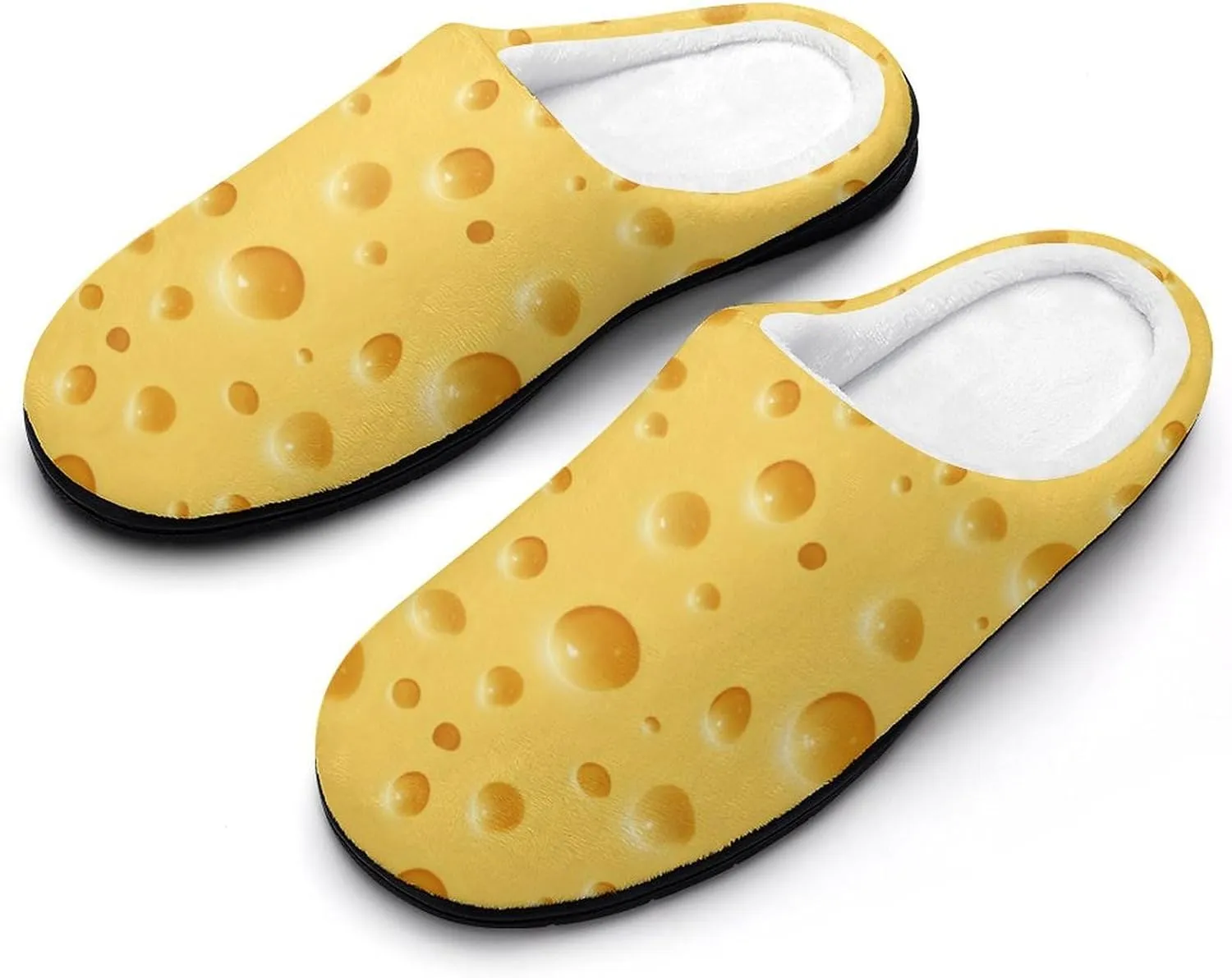 Mens House Slippers Women's Halloween Checkered Cotton Slippers Soft Clog Slippers Non-Slip Sole Indoor Outdoor Shoes