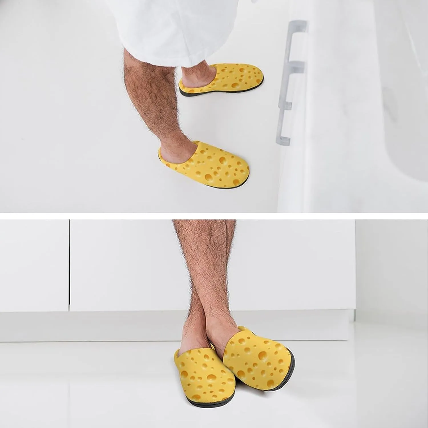 Mens House Slippers Women's Halloween Checkered Cotton Slippers Soft Clog Slippers Non-Slip Sole Indoor Outdoor Shoes