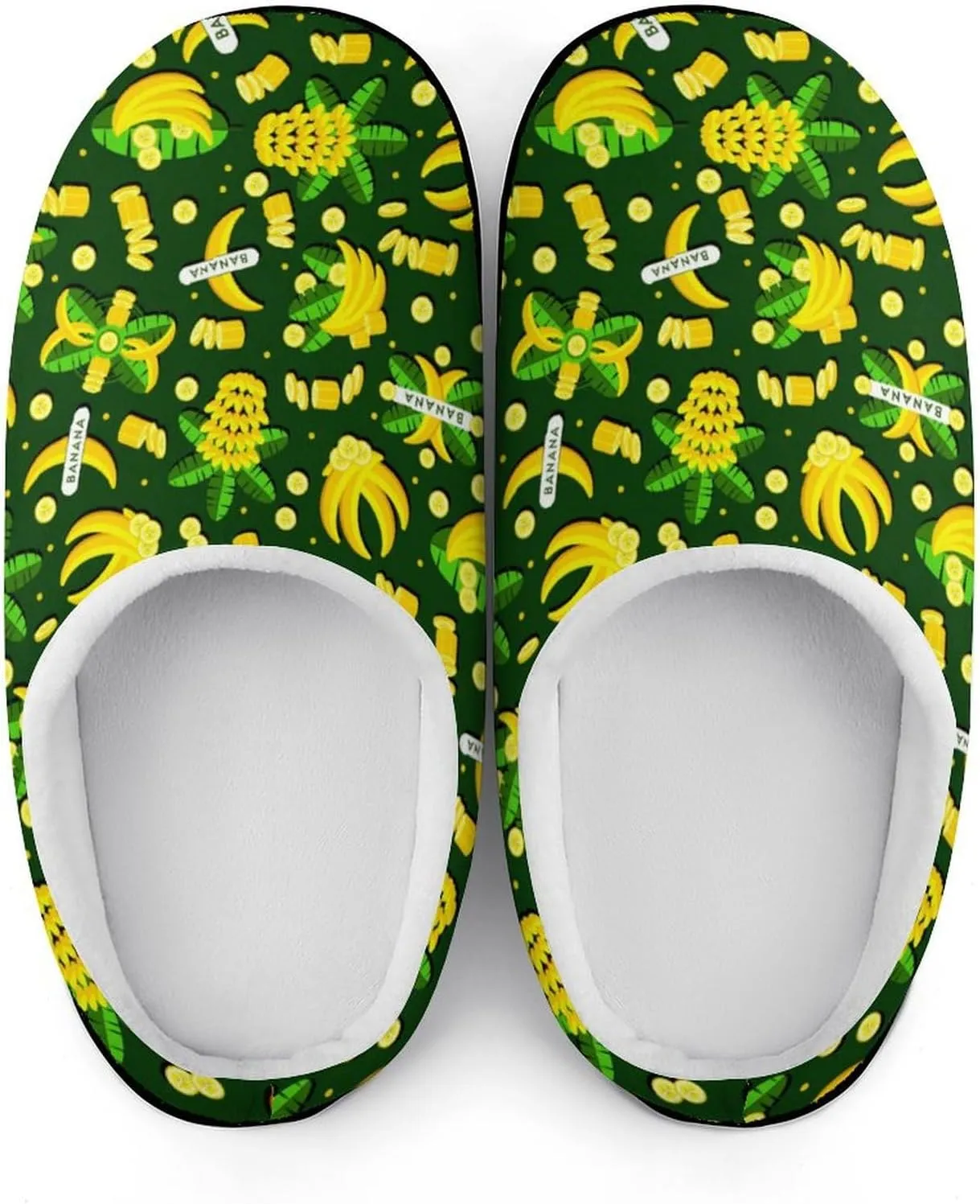 Mens House Slippers Women's Halloween Cotton Slippers Closed Toe Soft Clog Slippers Non-Slip Warm Indoor Outdoor Shoes