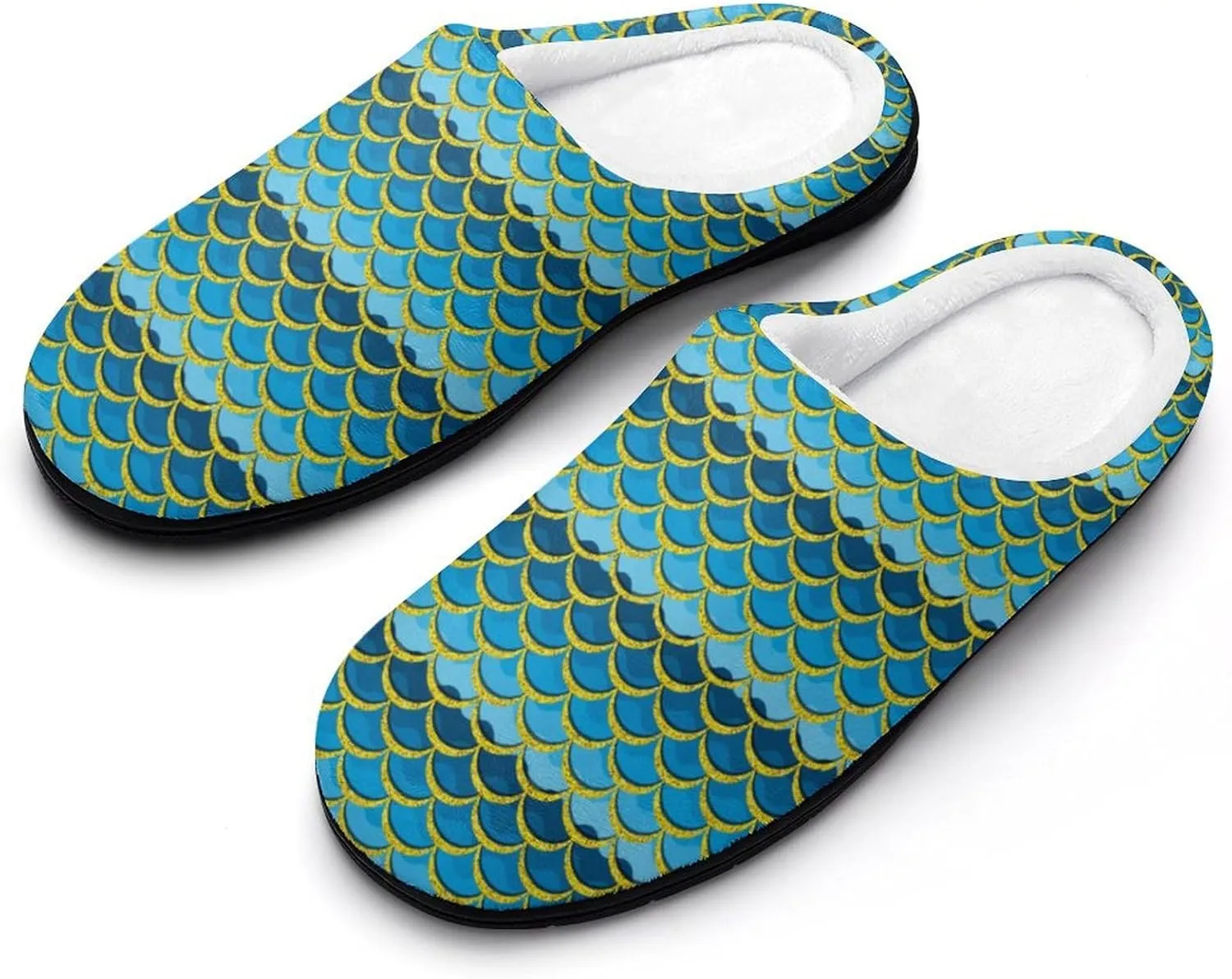 Mens House Slippers Womens Halloween Cotton Slippers Soft Memory Foam Clog Slippers Non-Slip Warm Indoor Outdoor Shoes