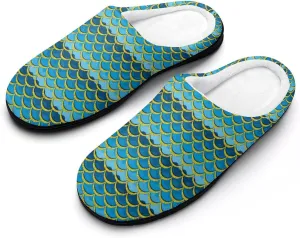 Mens House Slippers Womens Halloween Cotton Slippers Soft Memory Foam Clog Slippers Non-Slip Warm Indoor Outdoor Shoes