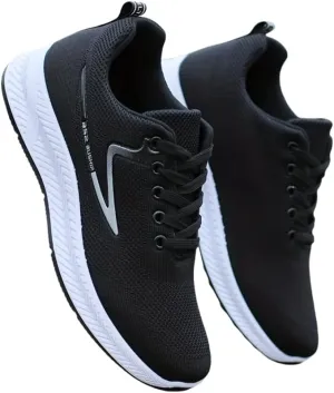 Men's Lace-up Lightweight Sneakers Shoes Breathable Running Basketball Workout Shoes