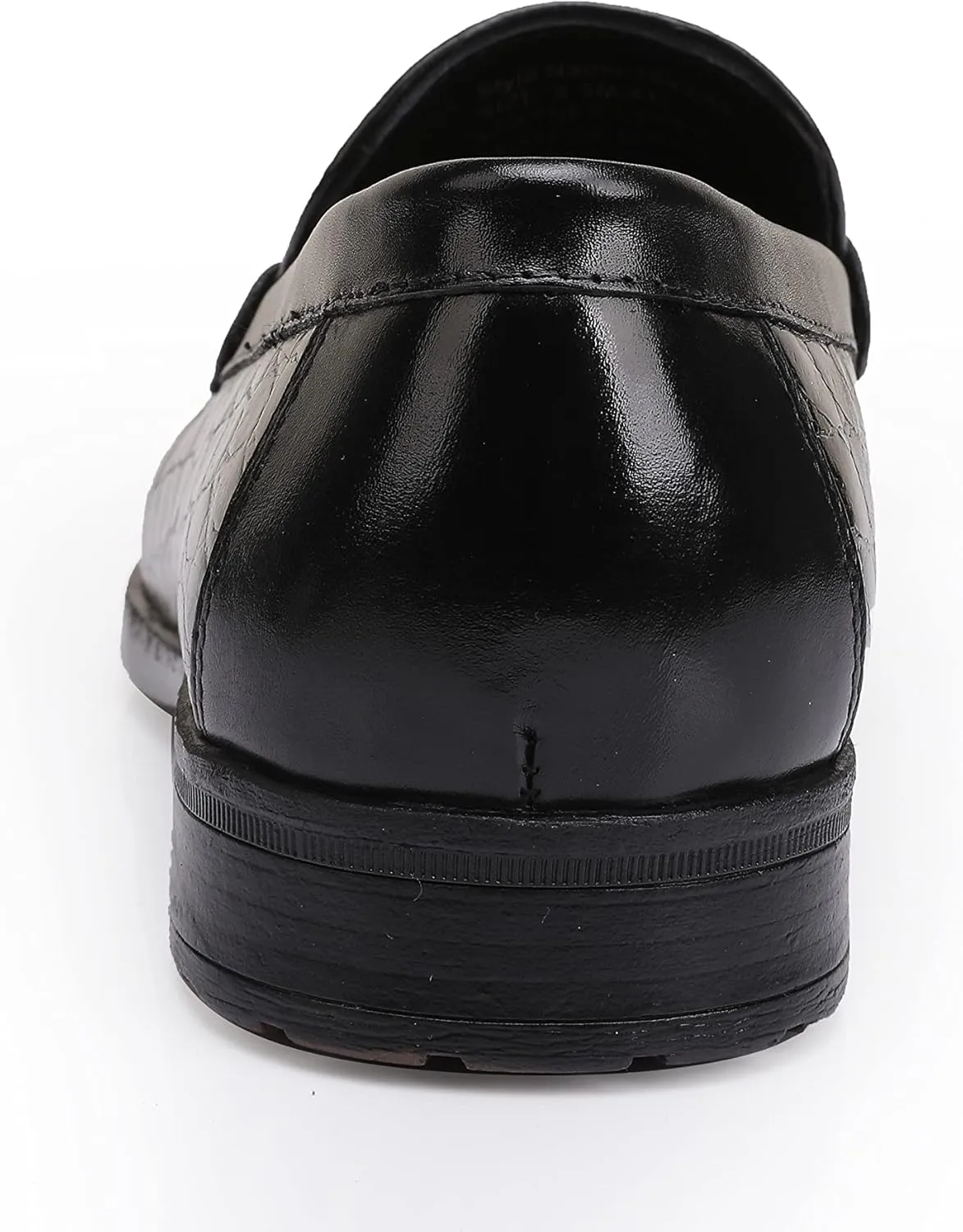 Men's Leather Penny Loafers Formal Dress Shoes Crocodile Printed Soft Slip-On Loafer for Men