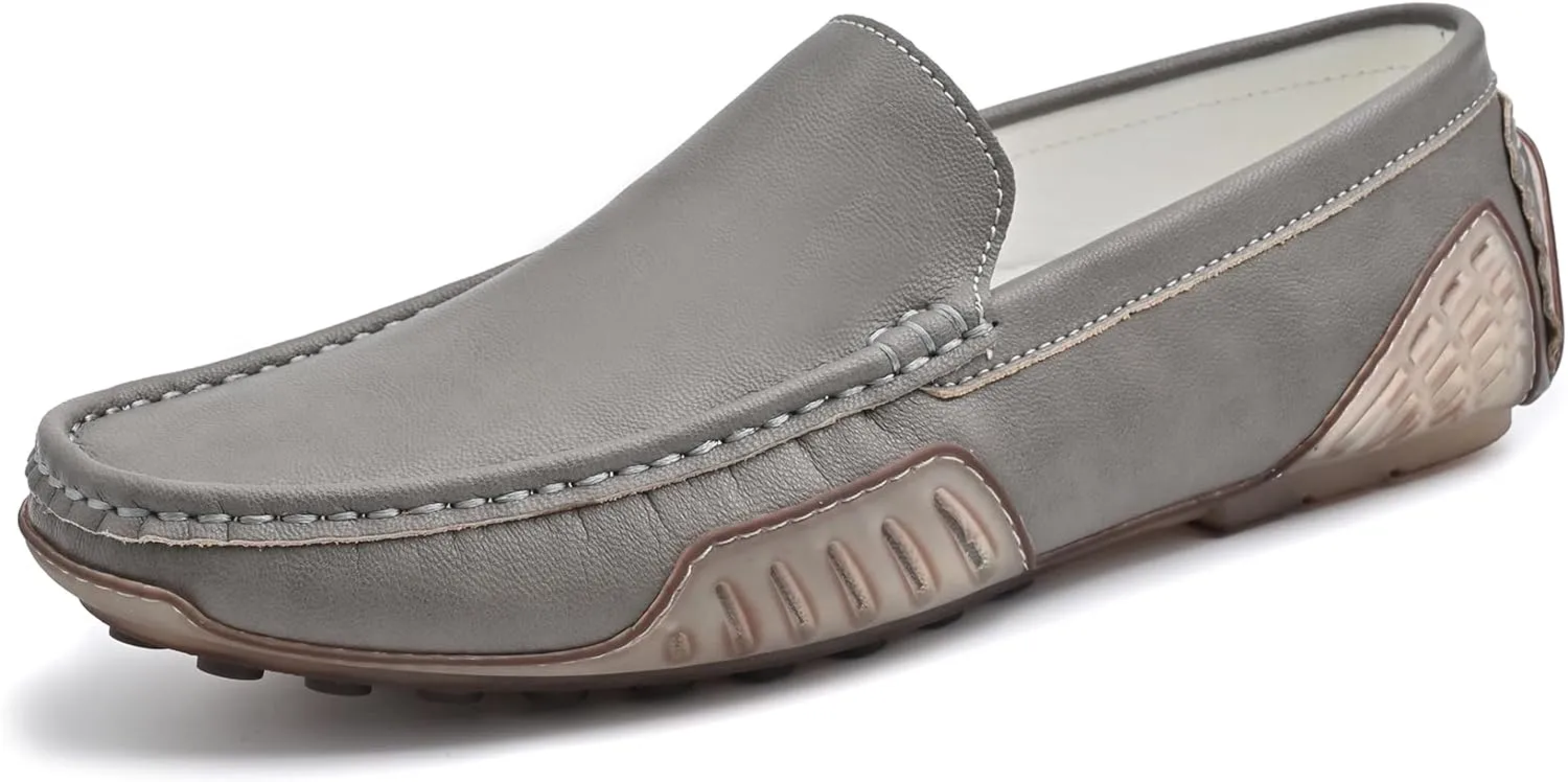 Men's Loafers Casual Shoes Slip On Driving Loafers Penny Loafers with Rubber Sole Soft Light-Weight Flats Boat Free Shoes…