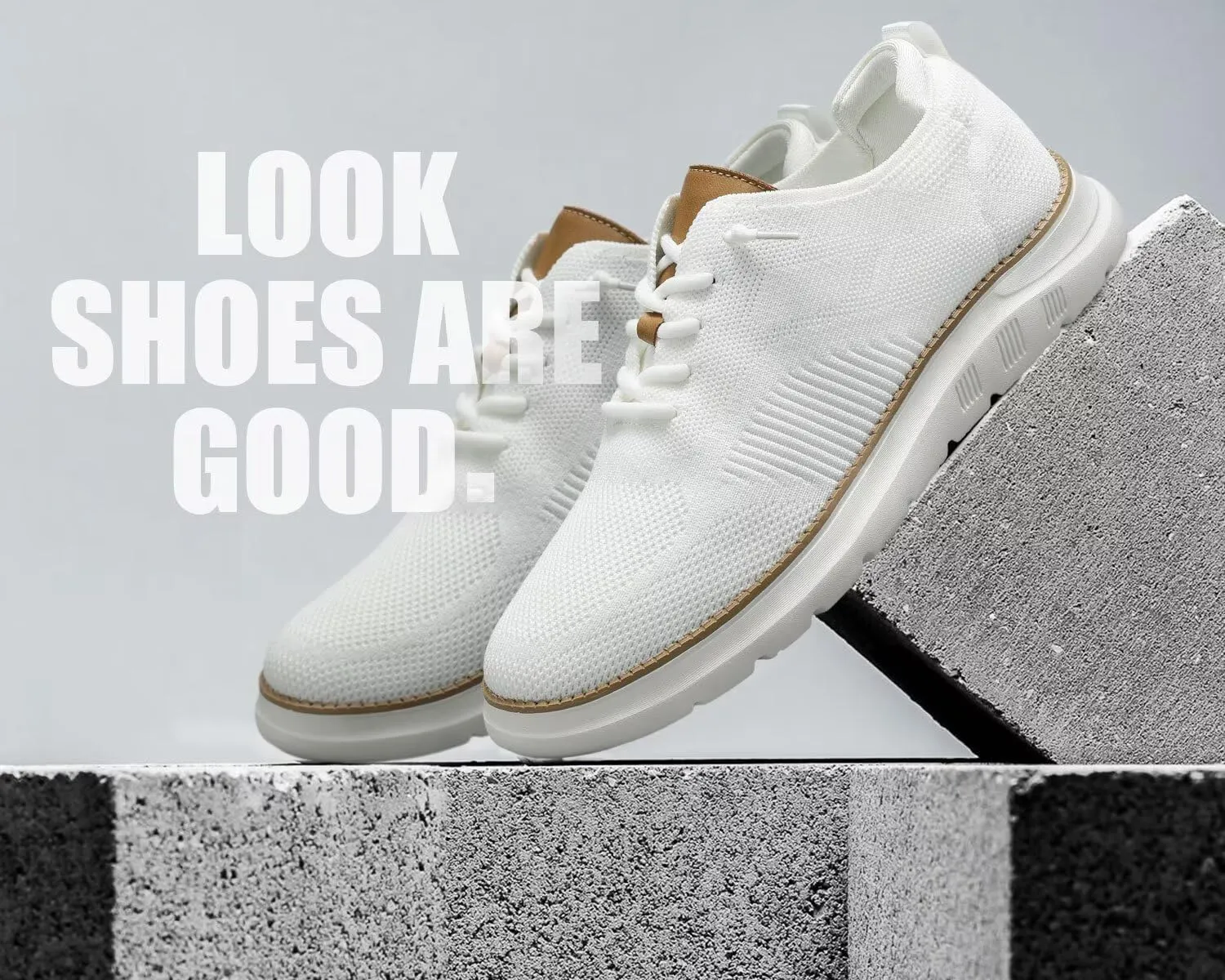 Mens Oxfords Casual Fashion Slip on Shoes Dress Business Sneakers Mesh Work Comfortable Lightweight Soft Sole