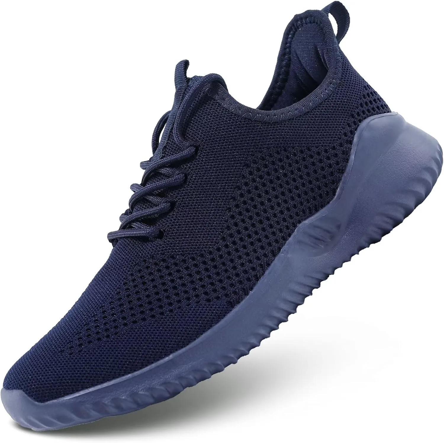 Mens Running Shoes Slip on Walking Tennis Sneakers Fashion Breathable Mesh Soft Sole Casual Athletic Lightweight