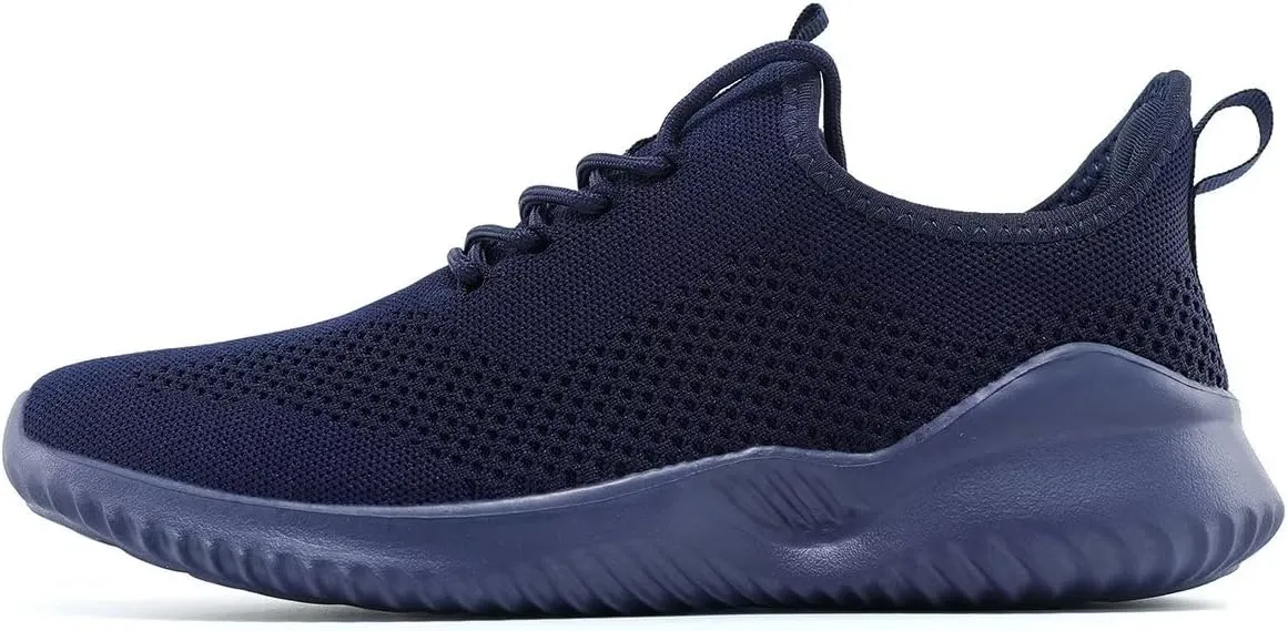 Mens Running Shoes Slip on Walking Tennis Sneakers Fashion Breathable Mesh Soft Sole Casual Athletic Lightweight