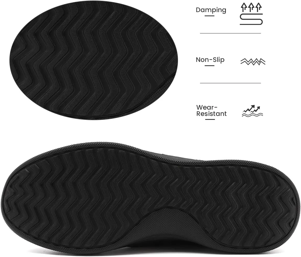 Mens Slip On Sneakers Walking Tennis Shoes Running Gym Athletic Workout Non Slip Fashion Casual Lightweight Breathable Soft Sole Mesh