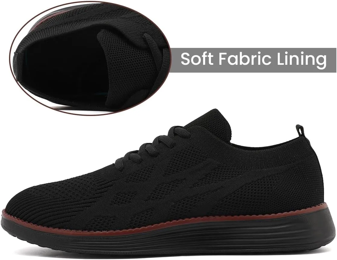 Mens Slip On Sneakers Walking Tennis Shoes Running Gym Athletic Workout Non Slip Fashion Casual Lightweight Breathable Soft Sole Mesh