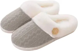 Men's slippers Couple Shoes Soft Plush Cotton Slippers Floor Indoor Home Slippers Women Shoes Winter Warm Slip On Scuff Clogs For Bedroom Women's slippers