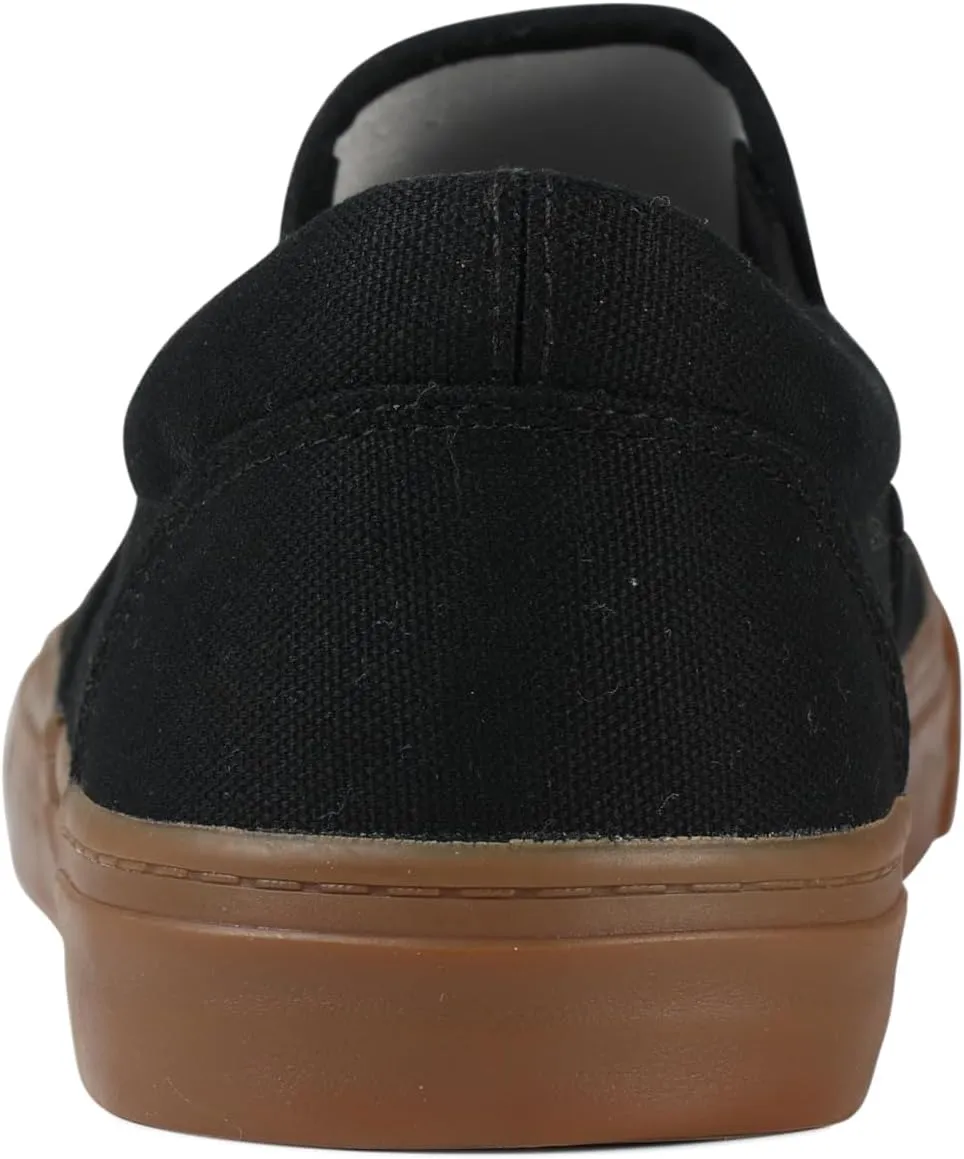 Men's Sneakers Classic Low Top Slip On Shoes Wide Canvas Skate Loafers Sneakers with Soft Insole Causal Dress Shoes for Men Comfortable Walking Shoes Slip on Sneakers for Men