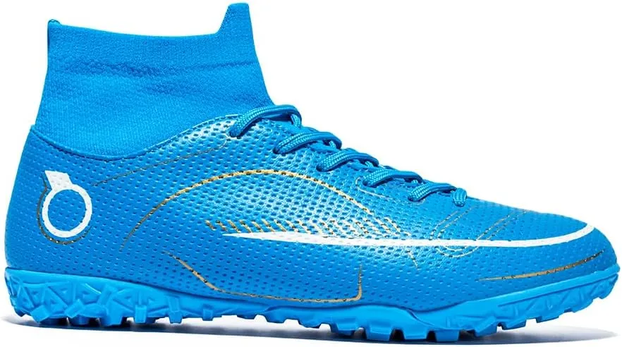 Men’s Soccer Boots Professional High-Top Football Shoes Outdoor Indoor Comfortable Athletic Sneaker
