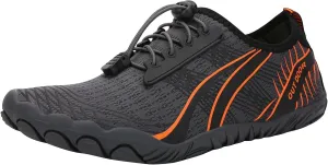 Mens Water Shoes Wide Toe Box Breathable Non Slip Athletic Water Shoes Hiking Womens Water Shoes Wide Width Jogging Quick Dry Pool Sports Sneaker for Pool Beach Surf Water Park Yoga