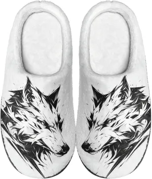 Men's Women's Non-slip Slippers, Flannel Warm Soft Cozy Slippers, House Bedroom Indoor/Outdoor Warm Shoes, Size 2-12