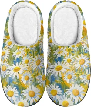 Men's Women's Non-slip Slippers, Flannel Warm Soft Cozy Slippers, House Bedroom Indoor/Outdoor Warm Shoes, Size 2-12