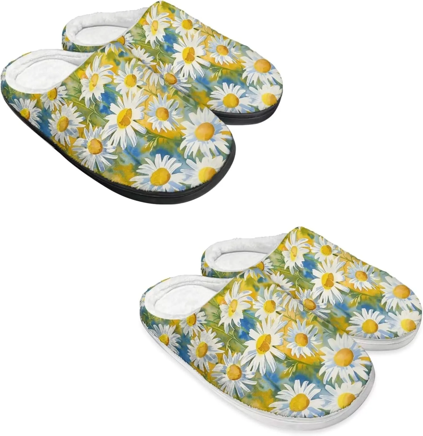 Men's Women's Non-slip Slippers, Flannel Warm Soft Cozy Slippers, House Bedroom Indoor/Outdoor Warm Shoes, Size 2-12