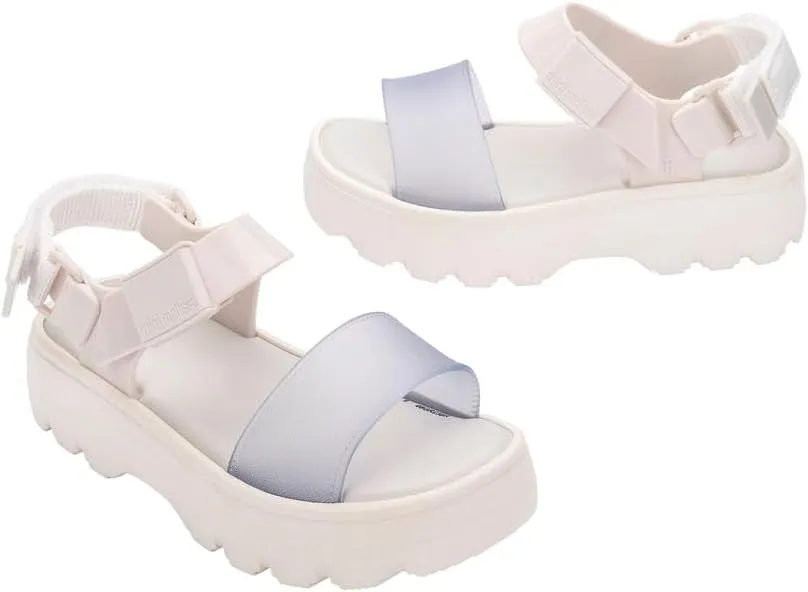mini melissa Kick Off Platform Sandals for Kids - Chunky Platform Jelly Sandals for Girls, Kids Summer Shoes, Girls Sandals