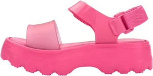 mini melissa Kick Off Platform Sandals for Kids - Chunky Platform Jelly Sandals for Girls, Kids Summer Shoes, Girls Sandals