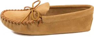 Minnetonka Men's Leather Laced Soft Leather Sole Moccasin