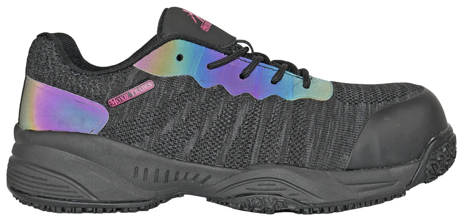 Moxie Trades Womens Lexi Composite Toe SR Black Textile Work Shoes