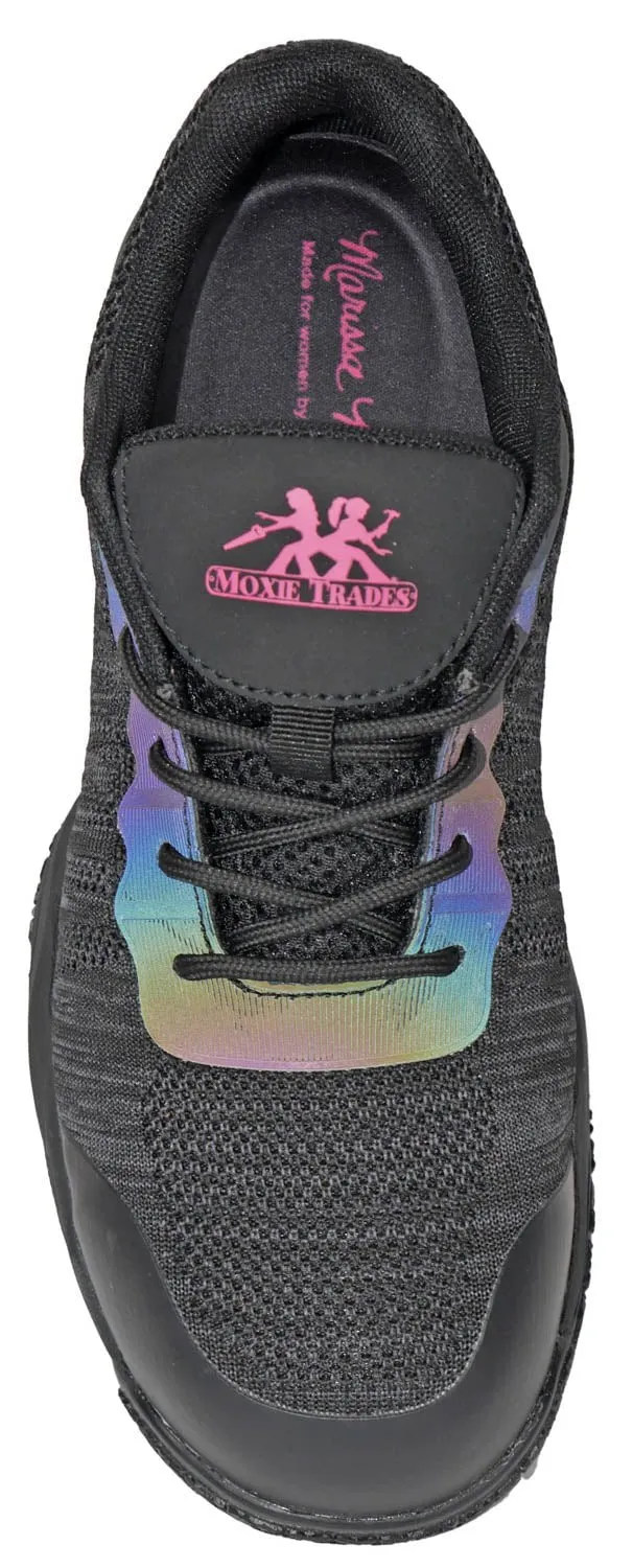 Moxie Trades Womens Lexi Composite Toe SR Black Textile Work Shoes