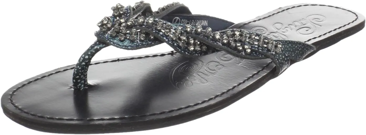 Naughty Monkey Women's Frosted Thong Sandal