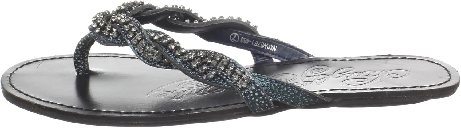 Naughty Monkey Women's Frosted Thong Sandal
