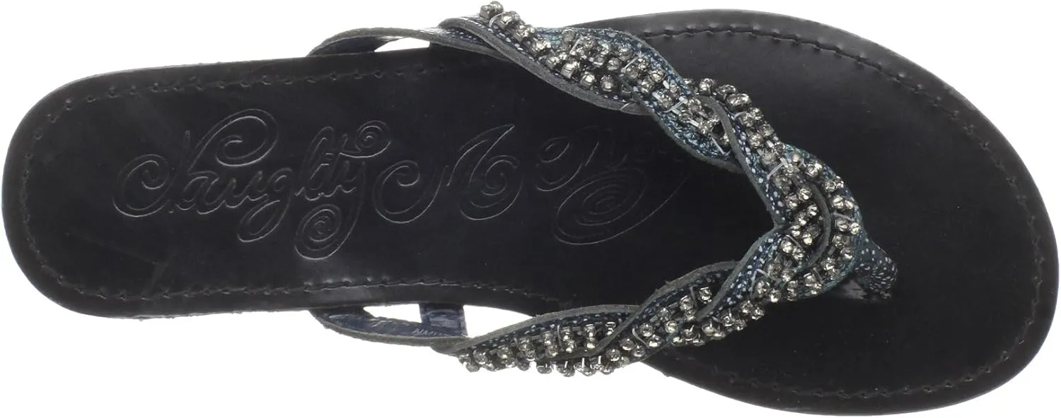 Naughty Monkey Women's Frosted Thong Sandal