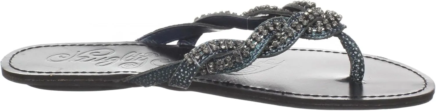 Naughty Monkey Women's Frosted Thong Sandal