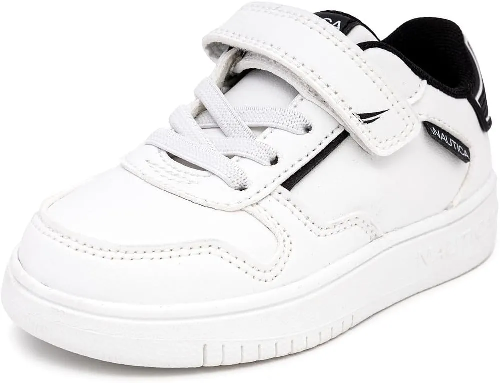 Nautica Kids Adjustable Strap Shoes | Comfortable Casual Sneakers for Boys and Girls, Toddlers & Little Kids