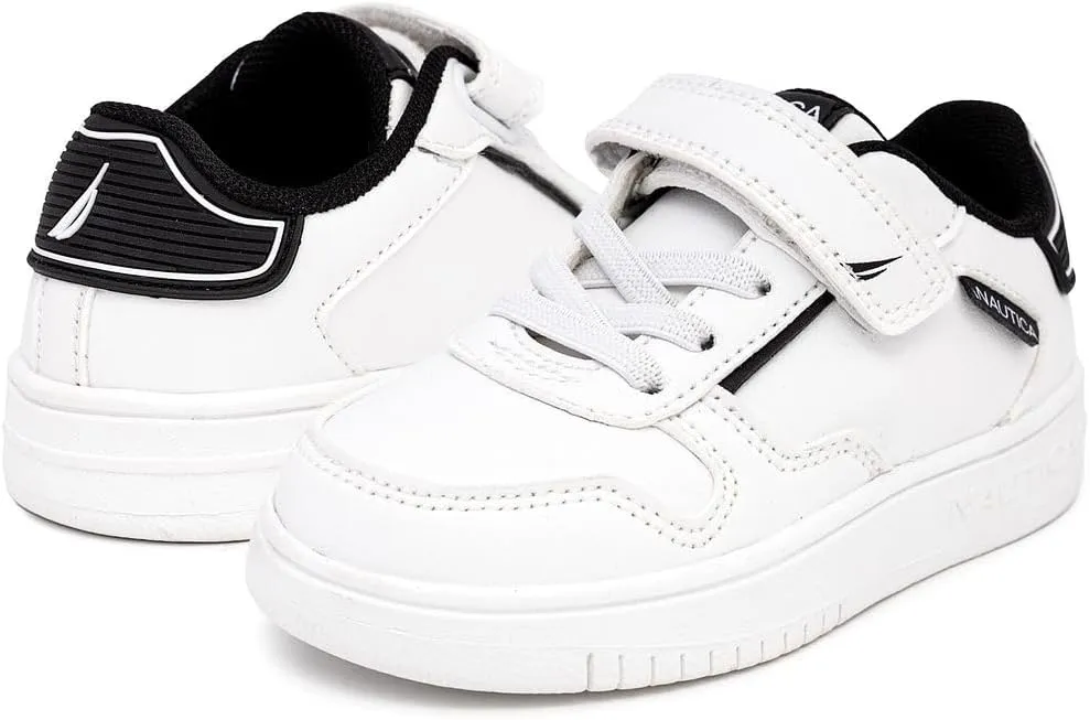 Nautica Kids Adjustable Strap Shoes | Comfortable Casual Sneakers for Boys and Girls, Toddlers & Little Kids