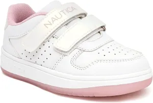 Nautica Kids' Double Strap Sneakers | Casual Athletic Shoes for Boys and Girls | Durable and Comfortable Fit for Toddlers and Little Kids