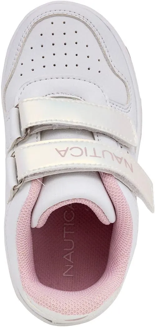 Nautica Kids' Double Strap Sneakers | Casual Athletic Shoes for Boys and Girls | Durable and Comfortable Fit for Toddlers and Little Kids