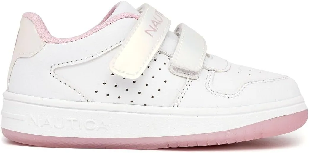 Nautica Kids' Double Strap Sneakers | Casual Athletic Shoes for Boys and Girls | Durable and Comfortable Fit for Toddlers and Little Kids