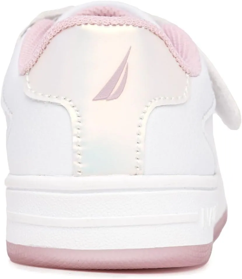 Nautica Kids' Double Strap Sneakers | Casual Athletic Shoes for Boys and Girls | Durable and Comfortable Fit for Toddlers and Little Kids