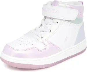 Nautica Kids High Top Basketball Sneakers – Toddler/Little Kid Fashion Boots, Comfortable Athletic Walking Shoes for Boys and Girls