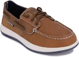 Nautica Kid's Spinnaker Youth Boat Shoe Casual Loafer 2 Eye Lace (Little Kid/Big Kid)