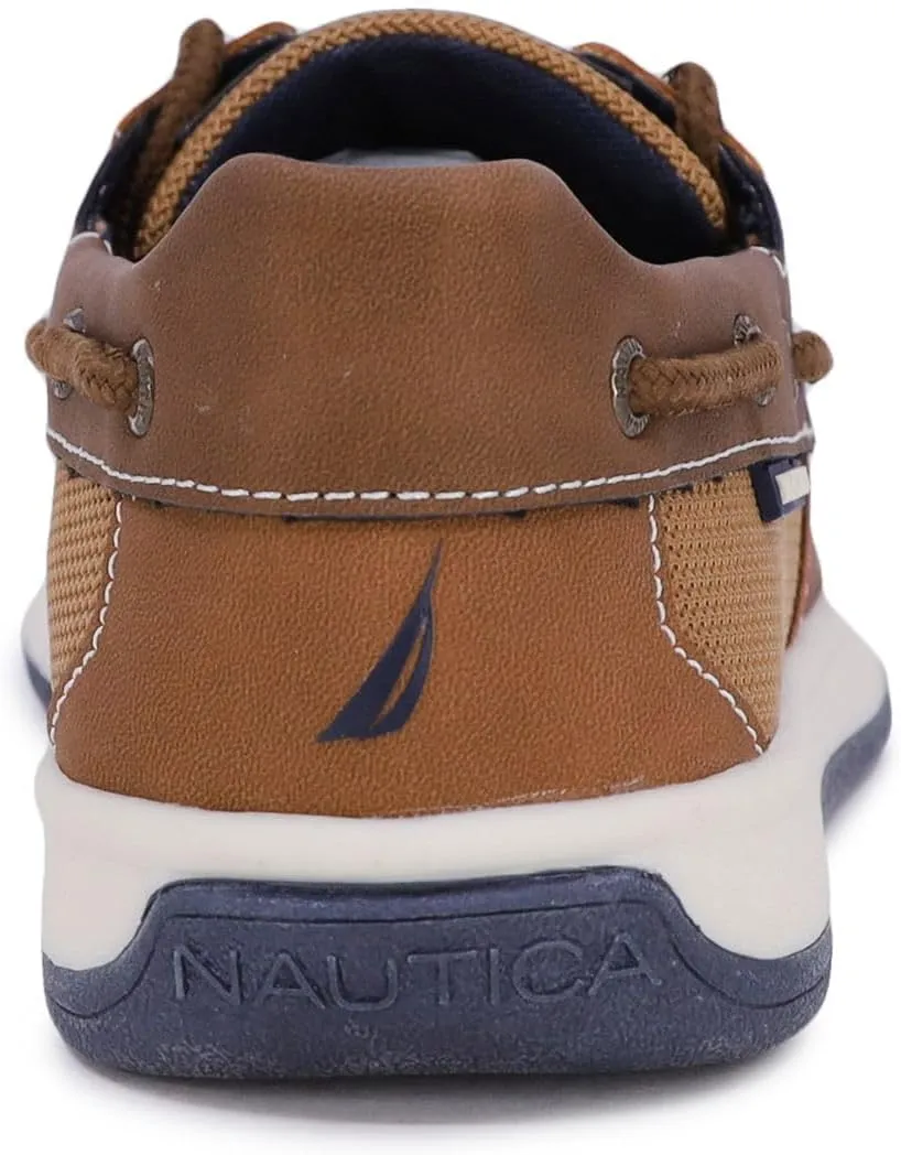 Nautica Kid's Spinnaker Youth Boat Shoe Casual Loafer 2 Eye Lace (Little Kid/Big Kid)