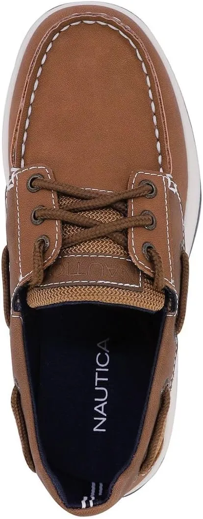 Nautica Kid's Spinnaker Youth Boat Shoe Casual Loafer 2 Eye Lace (Little Kid/Big Kid)