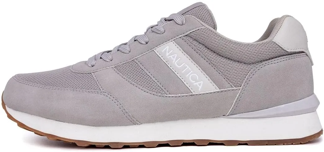 Nautica Men's Lace-Up Sneakers – Casual, Stylish, and Comfortable for Walking