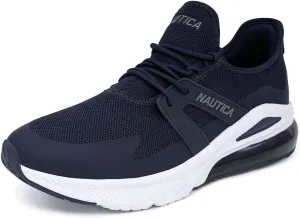 Nautica Men's Sneakers - Air Cushion Lace-Up Running Shoe - Lightweight and Comfortable Athletic Footwear for Everyday Wear and Fitness Training