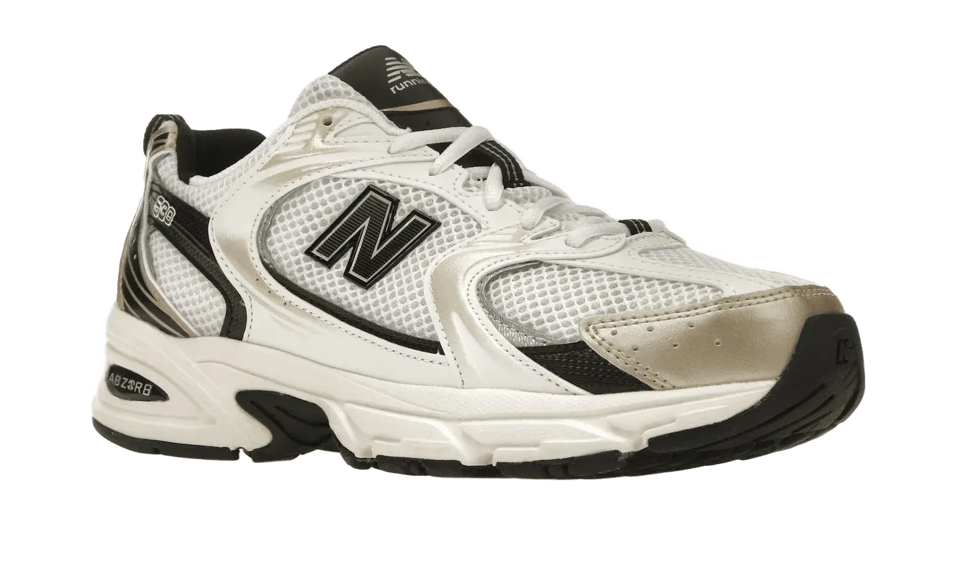 New Balance 530 White Light Gold Metallic